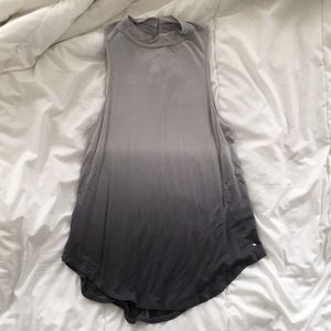 Flowing Ombré High-Neck Tank